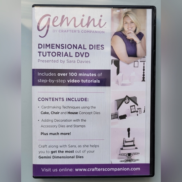 Lot of  Gemini by Crafter's Companion Stamp & Dies,  and Sheena clear acrylic st - Picture 11 of 12